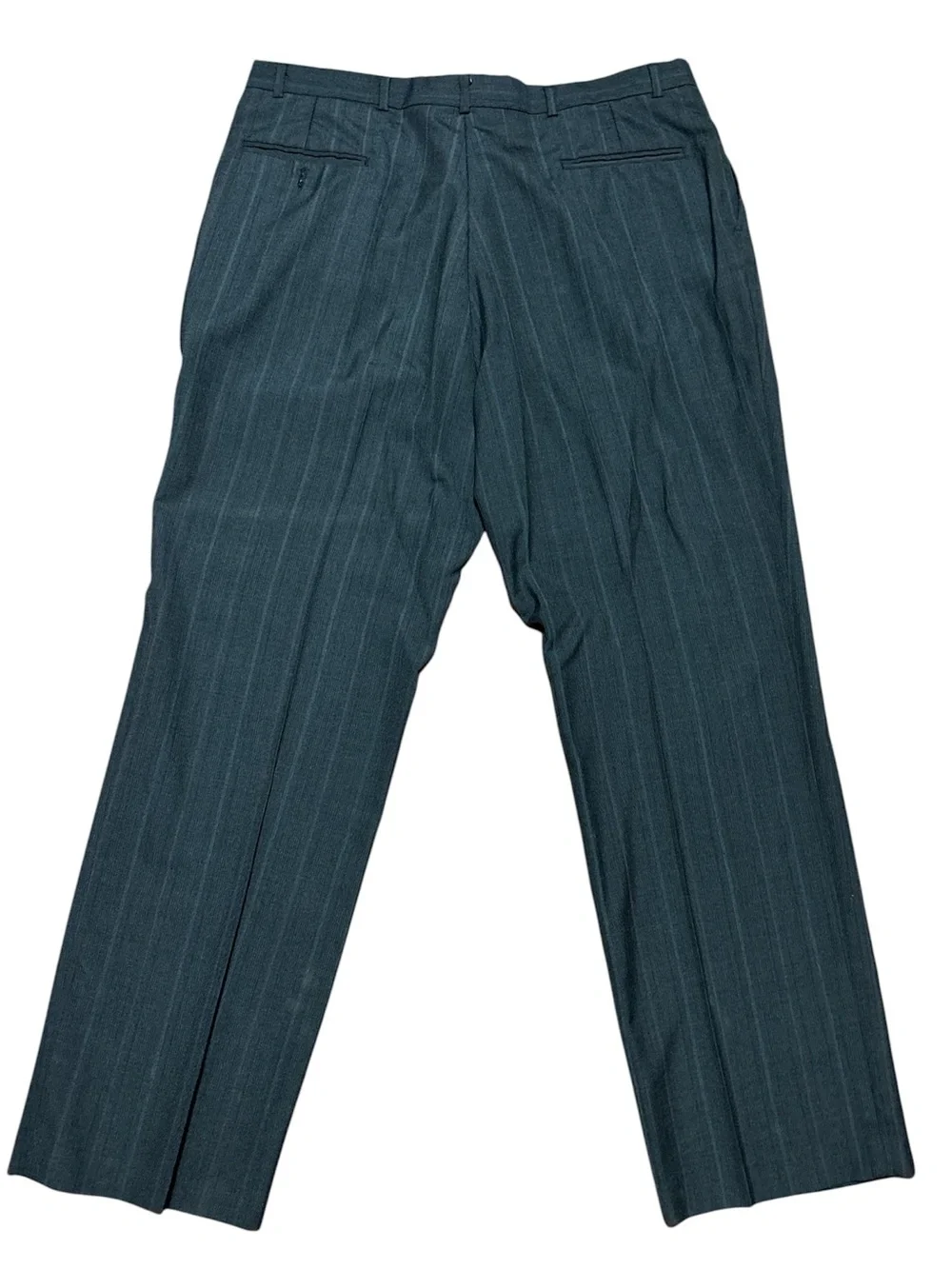 Towncraft Custom Fit Suit | Charcoal Gray Pinstripe | Worsted Wool Blend 50R